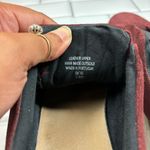 Kurt Geiger  Suede SlipOn Trainers Women's US 9/EU 40 Red Maroon Leather Sneakers Photo 7