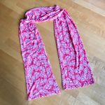 Butterfly Burnout Semi Sheer Scarf, Orange, White Orange Photo 13