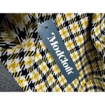 Modcloth NWT About to Bloom Plaid Pants Yellow Black Check Sz 10 Photo 6