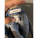 Forever 21 Light Wash Button Up Fly High Rise Shorts Size 29 Photo 4
