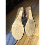 Catherine Malandrino  Romy Black Wedge Thong Sandal Size‎ 10 Photo 1