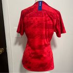 Nike  USA Womens Three Star Away Soccer Jersey Sz Medium World Cup Red Stripes Photo 2