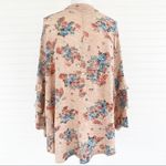 Love In Floral ruffle sleeve tunic blouse Size Medium Photo 2