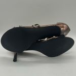 Allegra K Sandals Womens 11 Bronze Strappy High Heel Rhinestone Detail NEW Photo 8