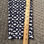 Aryeh  Womans Navy And White‎ Geometric Capri Pants Size Small Photo 11