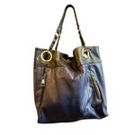 Steve Madden  Women's blue Leather Shoulder Bag Gold Hardware‎ Photo 5