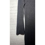 Sol Angeles Anthropologie Gray Long Sleeve Waffle Knit Midi Dress SZ Medium NWOT Photo 4