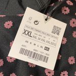 ZARA NWT  Bloggers Fav Puff Sleeve Sheer Textured Floral Dress Photo 5