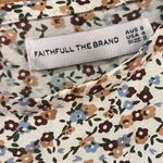 Faithfull the Brand Sidonie Mini Dress Aurelia Off White Chestnut Floral Print 4 Photo 12