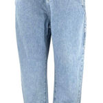 ZARA Women's Blue Light Wash High Waisted Tapered Paperbag Denim Jeans Size 2 Photo 0