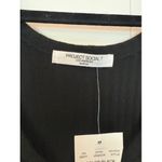 Project Social T  Los Angeles Ribbed Black Tank Dress - Ruched - Medium Photo 1
