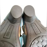 Cobb Hill Women’s 6 by Rockport Comfort Blue Leather Strappy Low Heel Photo 3