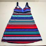 ZeroXposur  Active Swimwear Swim Dress Womens SZ Small Stripe UPF 30+ Outdoor NEW Photo 0