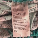 Belle By Kim Gravel Womens Capri Pants Size 1XP Boho Paisley Floral Drawstring Green Photo 5