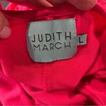 Judith March Dress Women’s Large Pink Trapeze Mini Length Double Arrows Swing Photo 7