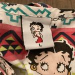 Betty Boop Betty Boob Medical Scrub Mock Wrap Top Photo 3