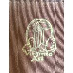 Vintage Virginia Art Slip Cover Purse Handbag Shoulder Bag Brass Lock MCM Brown Photo 5
