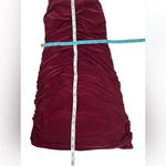 Fashion Magazine Vintage Whimsigoth Comfy Ruched Wine Strappy Evening Dress M Photo 5