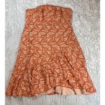 Anthropologie Strapless A-Line Floral Lace Ruffle-Hem Midi Dress Size 22W Photo 3