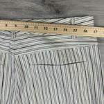Rebecca Taylor  Striped Ivory Jean Wide Leg Crop Pants NWT Sz‎ 14 Photo 6