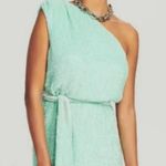 Retrofete Ella Sequin Dress in Blue/Green Size XS One Shoulder NWT Blue Photo 0