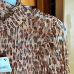 Free People NWT  - Hello There Top Leopard Combo Size XS Photo 6