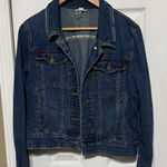 Free People  Dark Blue Jean Jacket Photo 0