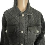 Bershka  quilted buttoned denim jacket Photo 1