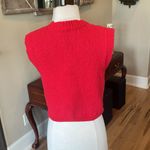 Strut & Bolt  Los Angeles Red Cotton Textured Sweater New Photo 5