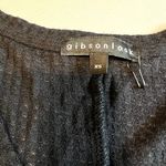 Gibsonlook Womens Black‎ Waffle Knit V-Neck Long Sleeve Top Size XS Photo 1