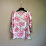 Lilly Pulitzer  medium pink and white top Photo 4