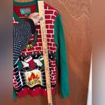 Ugly Christmas Sweater Ugly‎ Christmas Sweater Fireplace Design Size S Photo 2