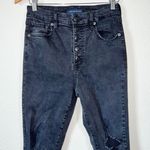 Aeropostale AERO Black Exposed Button Fly Super Hi Rise Curvy Jegging Jeans Photo 1