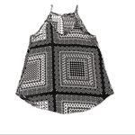 BCX  Black & White Paisley Cami Tank Top Photo 1