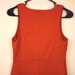 Everlane  Women’s Bright Orange Square Neck Sleeveless A-Line Dress Photo 4