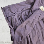 Y2K Hache Mauve Purple Italian High Waisted Classic A Line Midi Skirt Size 6 Photo 4