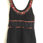 Free People embroidered floral tie back tank top 2 Photo 0
