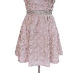 As You Wish Homecoming Bridesmaid Junior Strapless Mauve Party Evening Party Mini Dress Photo 2