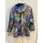 Vintage Roffe Tropical Fish Womens Ski Jacket Snowboard Pullover Parka Artsy Size L Photo 1