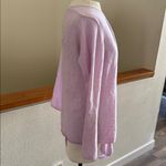 Minnie Rose  Soft Blush almost lavender knit cashmere open cardigan size large Photo 7