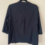 Torrid Women's Size 2 Black Open Front Blazer/Jacket Four Button 3/4 Sleeve Photo 1
