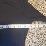 Banana Republic  Navy Blue V Neck Long Sleeve Ruffled Shoulder Top Women's Size S Photo 2