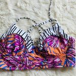 The Cove Salt +  Lilac Hawaii Printed Bikini Top Medium Photo 0