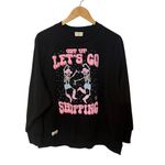 Simply Southern  LET'S GO SHOPPING LONG SLEEVE CREW SWEATSHIRT XL Photo 5