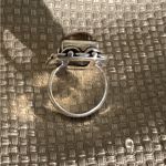 LG TIGERS EYE GEMSTONE RING STERLING SILVER OVERLAY 925 Size 8 Photo 9
