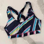 Reebok  Reversible CrossFit Play-Dry Performance Sports Bra Womens Small Blue Gym Photo 0