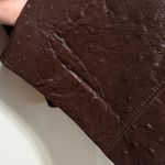 Pelle Pelle 💖  Brown Leather Pants - Y2K Lace Up Details Photo 5