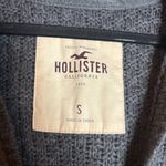 Hollister Y2K  grey knit hooded sweater tunic dress Photo 2