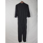 CAbi  Casey Limited Edition Womens Jumpsuit Sz M Black Faux Wrap Business Casual Photo 11