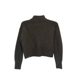 Lululemon Cropped Black Merino Wool Blend Sweater Mock Turtleneck Size 0 Photo 1